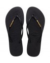 HAVAİANAS SLIM LOGO METALLIC PARMAK ARASI TERLİK