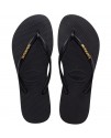 HAVAİANAS SLIM LOGO METALLIC PARMAK ARASI TERLİK