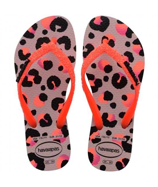 HAVAİANAS KIDS SLIM GLITTER TRENDY SİMLİ PARMAK ARASI KIZ ÇOCUK TERLİK