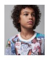 NIKE JORDAN MJ BROOKLYN COLLAGE AOP SS ERKEK ÇOCUK TİŞÖRT