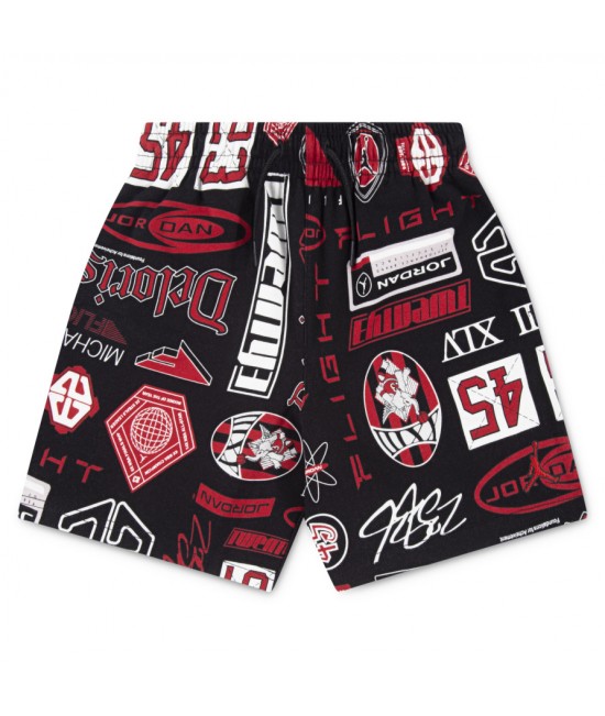 NIKE JORDAN JDB MJ ESSENTIALS FT AOP SHORT PAMUKLU ERKEK ÇOCUK ŞORT