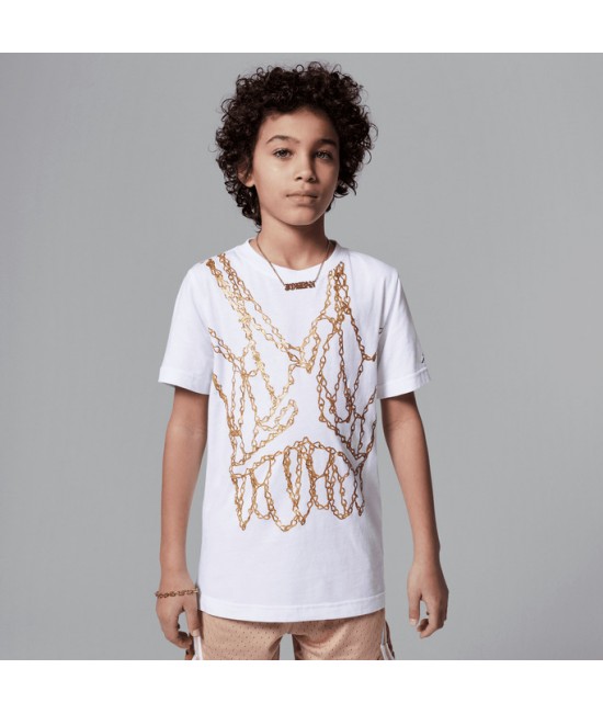 NIKE JORDAN JDB MJ BRAND JM CHAIN SS CREW ERKEK ÇOCUK TİŞÖRT
