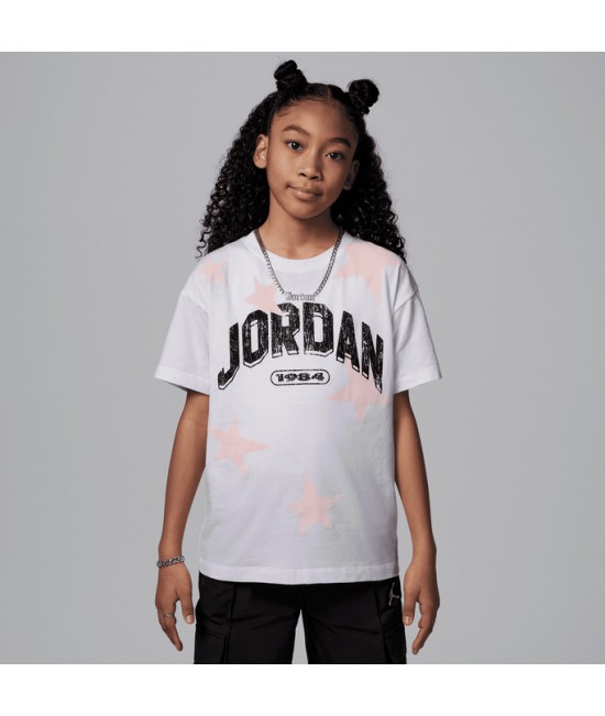 NIKE JORDAN JDG JORDAN SIX FLOWERS SS TEE KIZ ÇOCUK TİŞÖRT