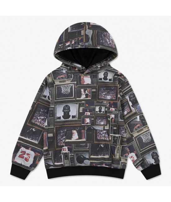 NIKE JORDAN JDB MJ BRKLYN AOP FT PO ERKEK ÇOCUK SWEATSHİRT 95F092