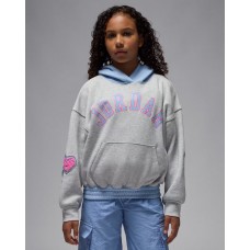 NIKE JORDAN JDG BLUE JEANS & BLING PO HOODY KIZ ÇOCUK SWEATSHİRT 45F193