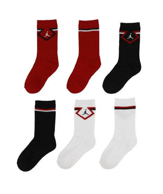 NIKE JORDAN DIAMOND 3PK CREW 3LÜ ÇORAP BJ0832