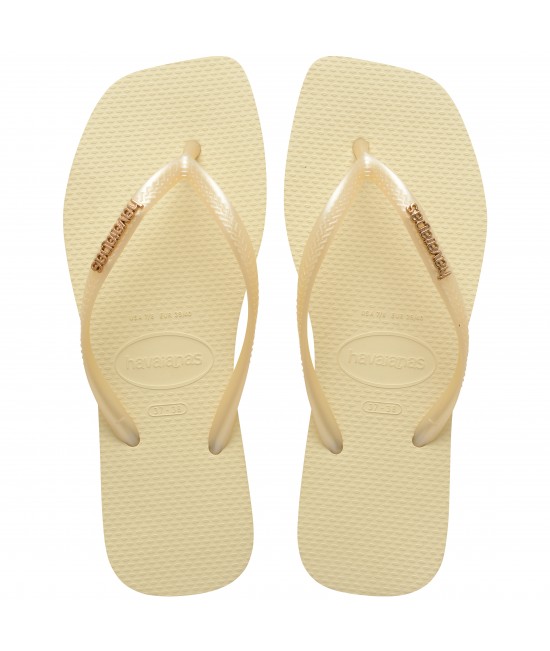 HAVAİANAS SQUARE LOGO METALLIC KADIN PARMAK ARASI TERLİK 4148257