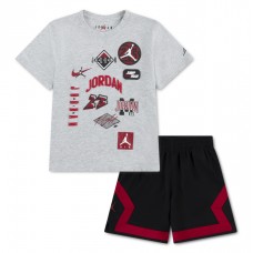 NIKE JORDAN MJ DYNASTY MESH PATCH SET ERKEK ÇOCUK TİŞÖRT-ŞORT TAKIM 85F561