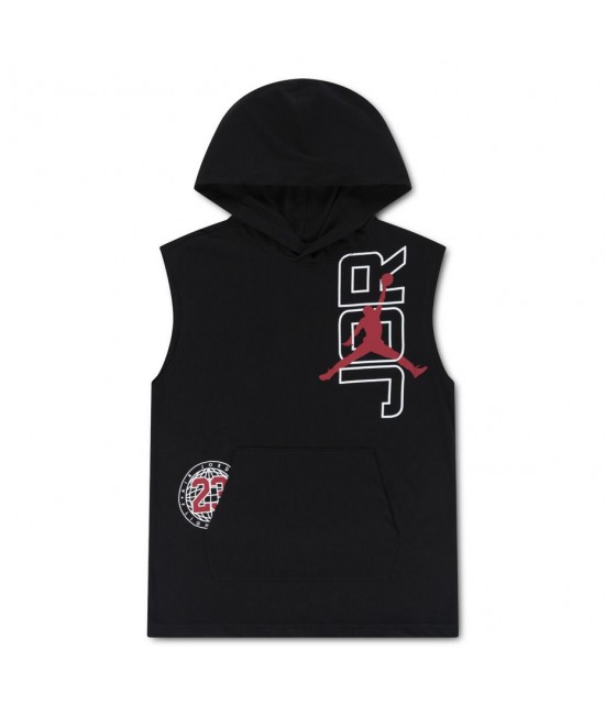 NIKE JORDAN MJ TOP ERKEK ÇOCUK KOLSUZ KAPÜŞONLU İNCE PAMUKLU YELEK 95F877 NIKE JORDAN MJ TOP ERKEK ÇOCUK KOLSUZ KAPÜŞONLU İNCE PAMUKLU YELEK 95F877